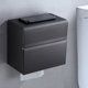 不锈钢免打孔卫生间纸巾盒家用壁挂式抽纸盒洗手间厕纸架防水厕所