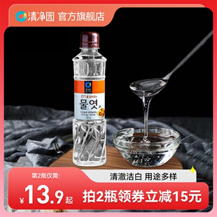 清净园玉米糖浆700g韩国进口牛轧糖浆烘焙原料水怡糖稀烘焙麦芽糖