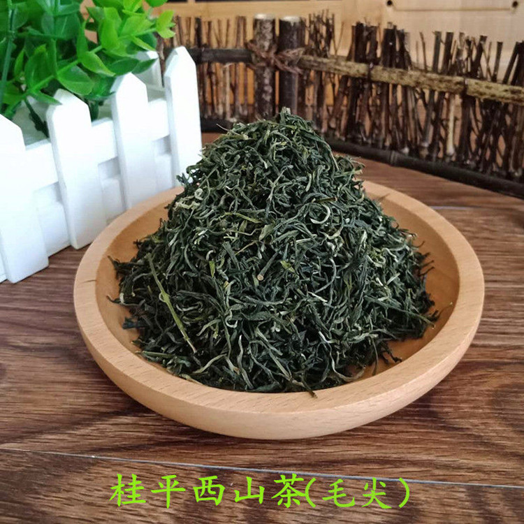 2022年新茶广西桂平西山茶毛尖250g茶叶绿茶散装嫩芽清香云雾春茶