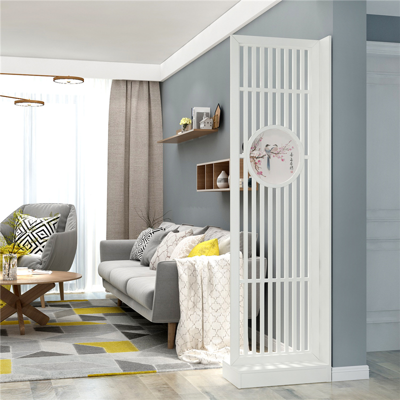 完美家居屏风隔断-玄关柜隔断鞋柜一体客厅入户轻奢风进门酒柜简约