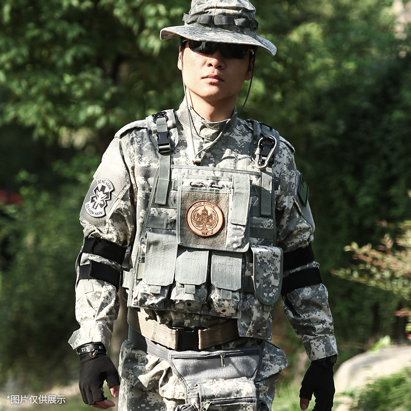 无贼wzjp迷彩套服男女战术服acu迷彩套装战术游戏套装军训服男
