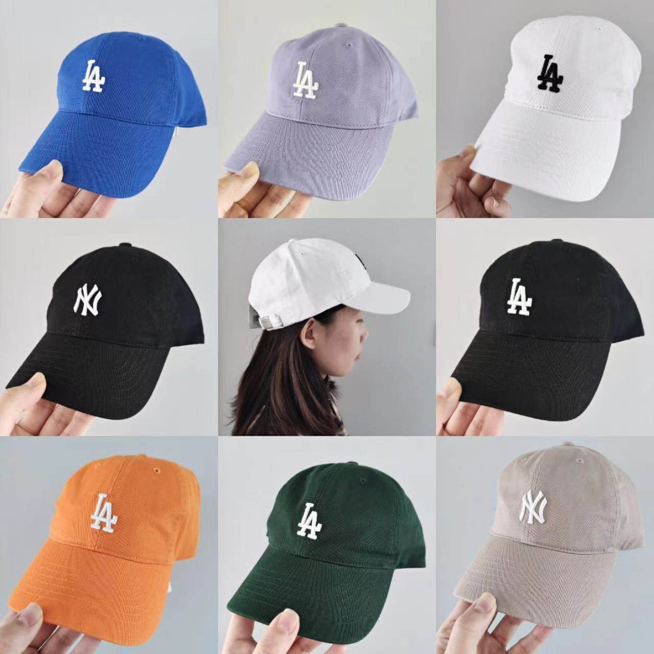 韩国代购mlb帽子正品la刺绣ny防晒鸭舌软顶棒球帽男女经典ins小标