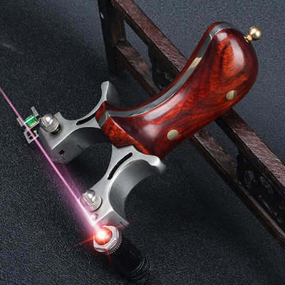 弹弓高精度新款钢珠专用红外线激光狙击实木98k户外比赛专用专业