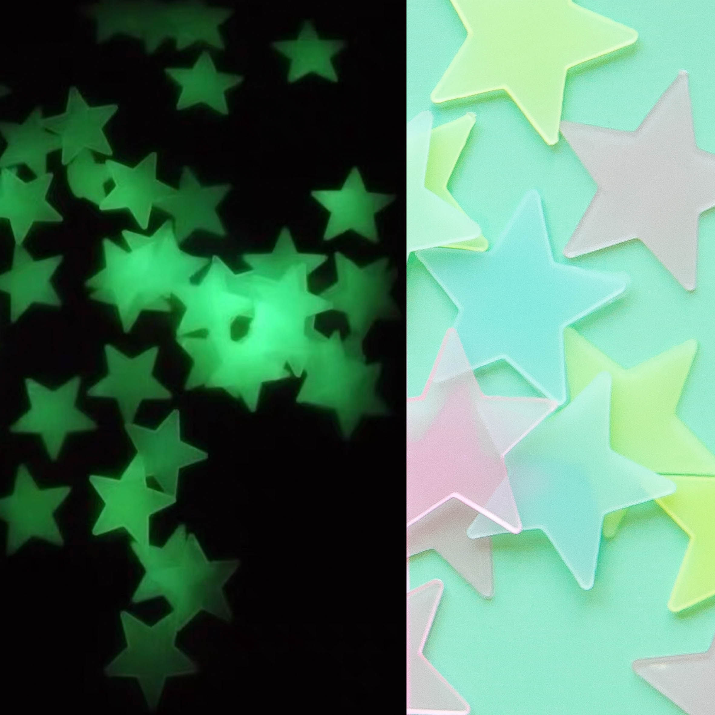 热销夜光星星贴片