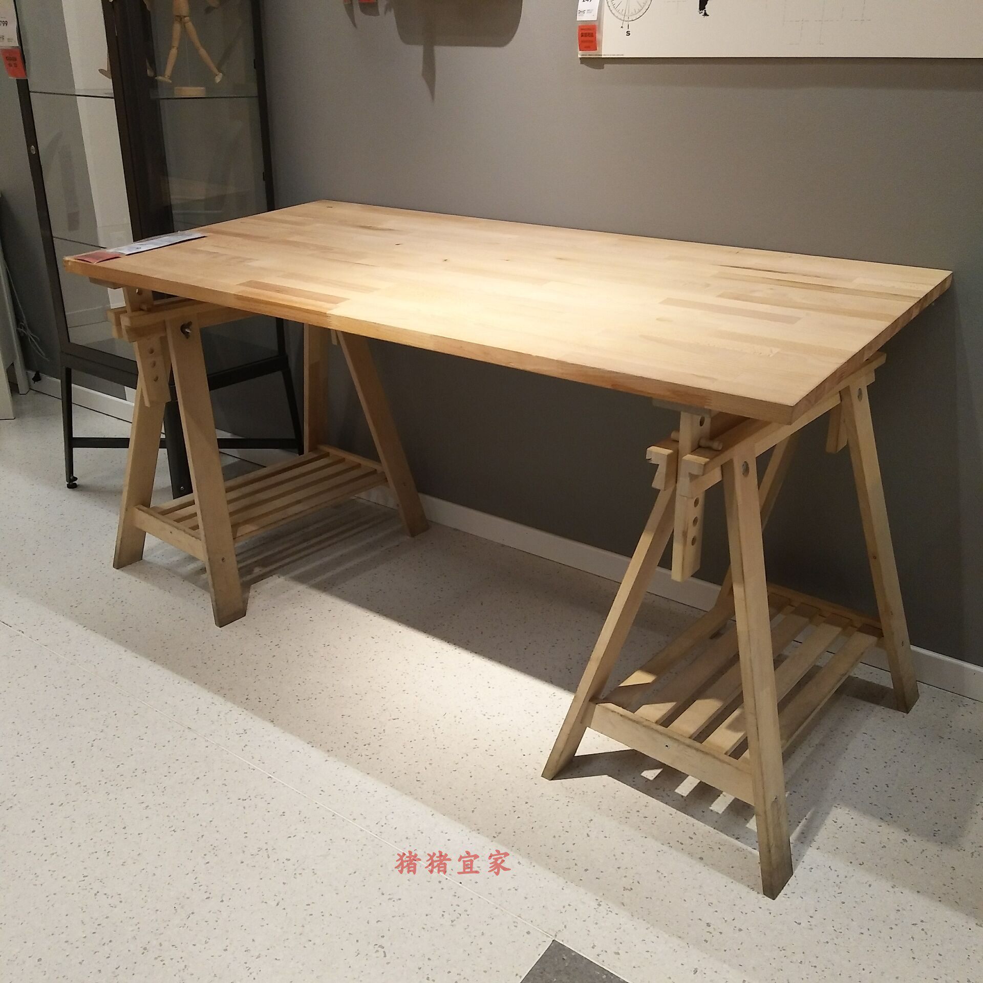 宜家桌利蒙桌芬沃尔德桌子现代电脑桌面办公桌书桌学习桌国内代购
