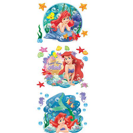 韩国_韩国贴纸可移除浴室墙贴防水瓷砖贴玻璃贴马桶贴美人鱼优惠券