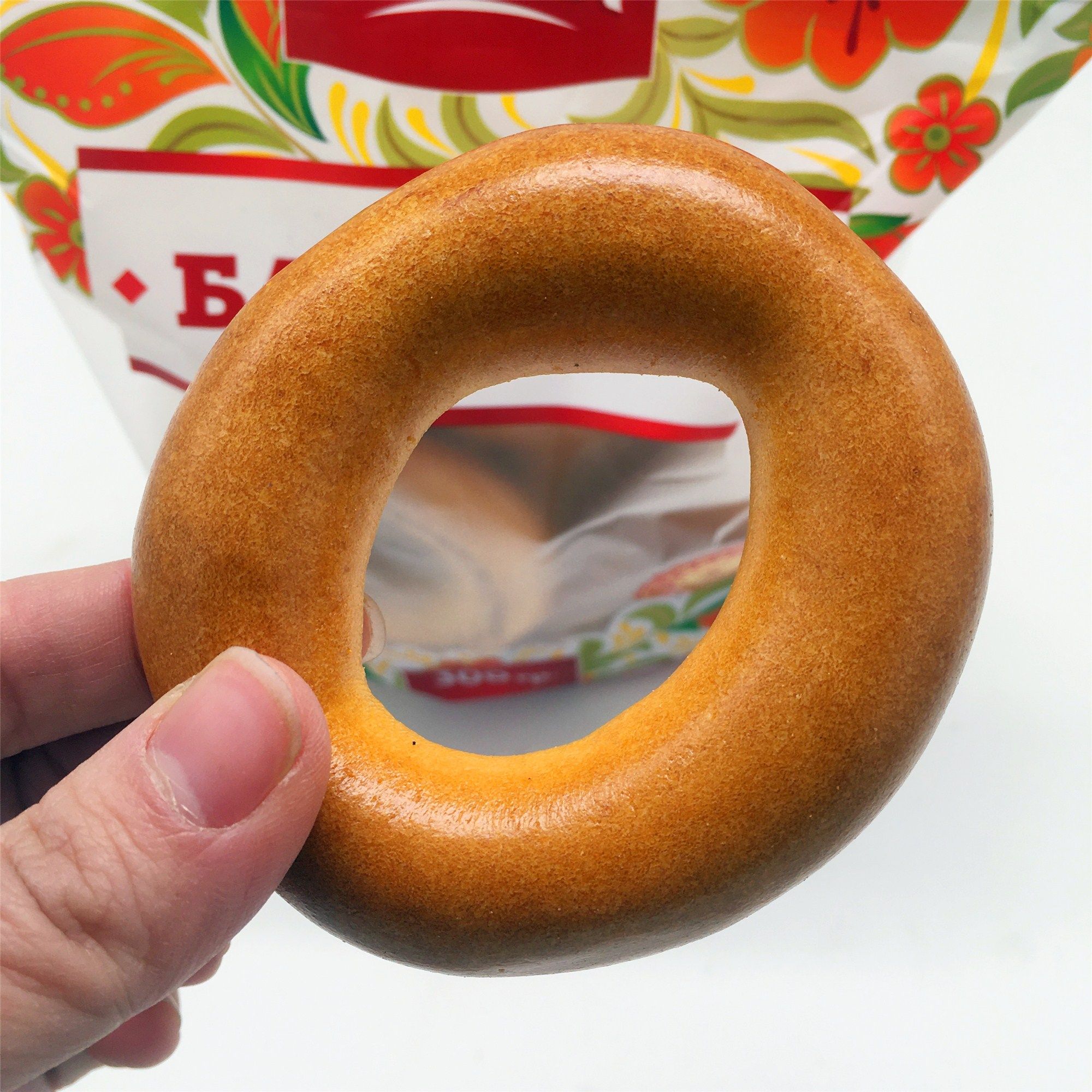 一折俄罗斯食品 大列巴 全麦_俄罗斯进口面包圈低卡微甜大圈面包全麦