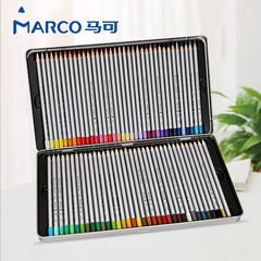 正品马可7100专业彩色铅笔24色48色36色 72色油性彩铅铁盒/纸盒