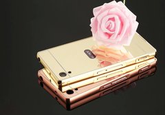 索尼 Xperia Z2国际联通版 L50W电镀金属边框镜面背板手机保护壳