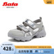 Bata包头凉鞋女2024夏季新款厚底运动休闲百搭透气凉鞋A2537BH4