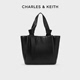 CHARLES&KEITH24春新品CK2-30782403柔软大容量子母手提托特包女