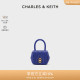 CHARLES&KEITH可爱柔软CK6-80781881拼色绗缝手提迷你斜挎小包女