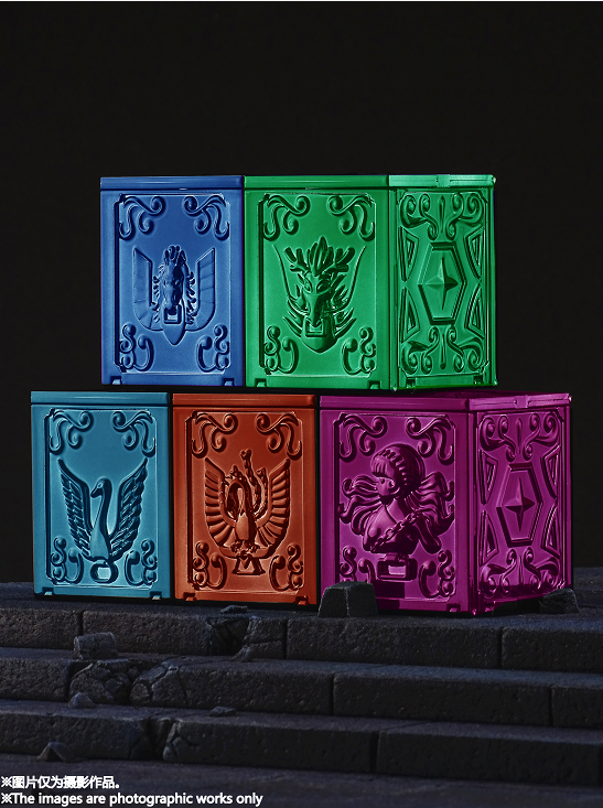 rh限定版圣衣神话圣斗士原色五小强圣衣箱