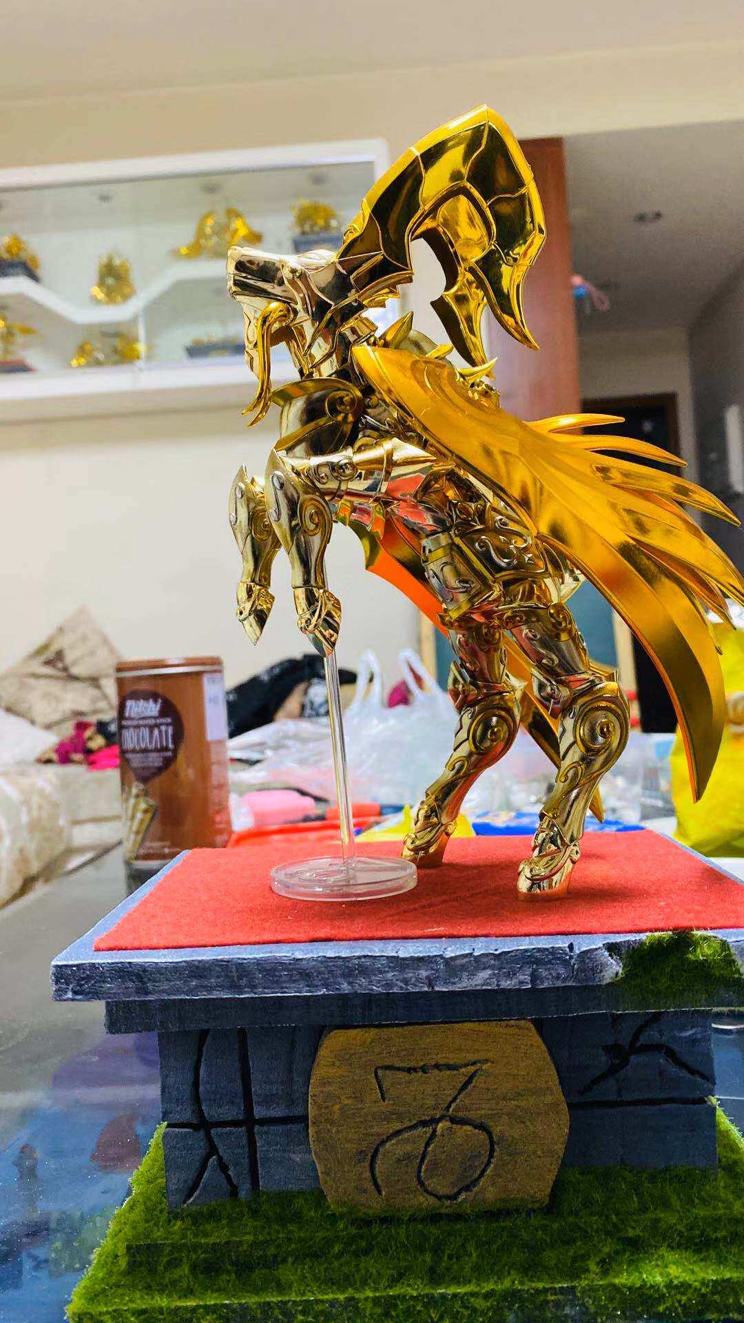 圣衣神话 圣斗士 神黄金 神山羊 圣衣形态 场景 地台