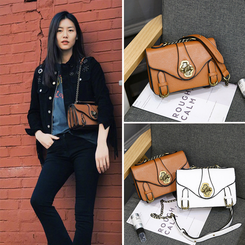 刘雯同款包包女2018夏季新款韩版斜挎包小方包女百搭链条单肩包潮