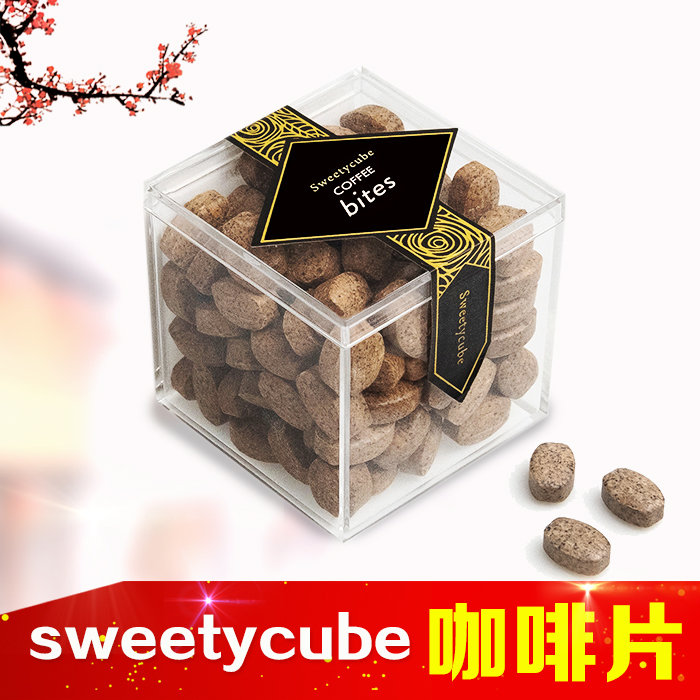 Sweetycube Charcoal coffee bean Sure Chew precooked and ready to be eaten Coffee piece candy Gift boxin the Snacks/Nuts/Specialty , Sweets and snacks/Jelly/Pudding , Candy category - from Buy2taobao.com to provide professional Taobao agent buy service