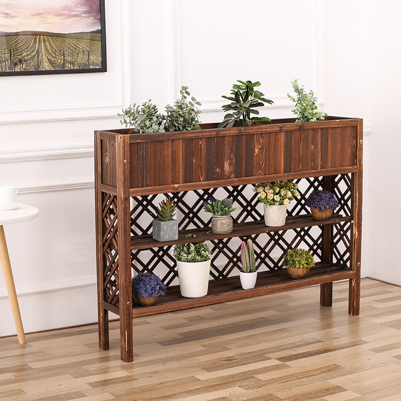 餐厅花架隔断置物架办公室实木屏风绿植装饰护栏半墙围栏卡座隔断