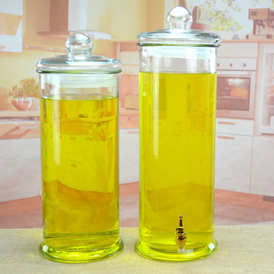 加厚玻璃油壶大容量家用储油瓶厨房油罐花生菜油香油食用油桶防漏