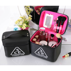 韩国化妆包 小号便携可爱化妆品收纳包大容量化妆箱旅行洗漱包邮