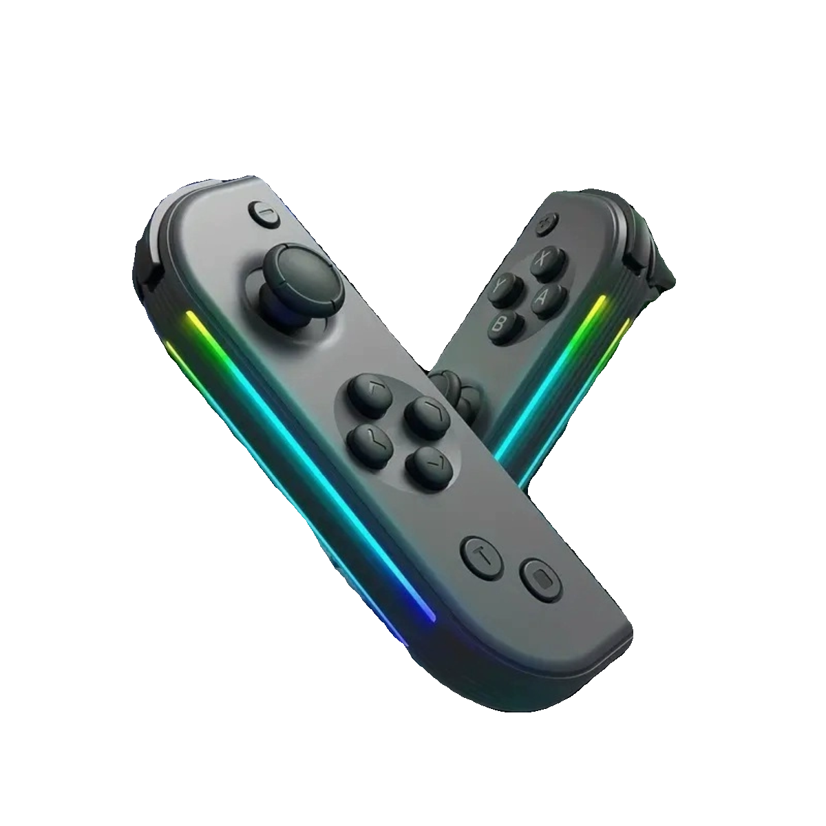 适用任天堂灯发光游戏小手柄joycon Switch oled无线蓝牙左右体感