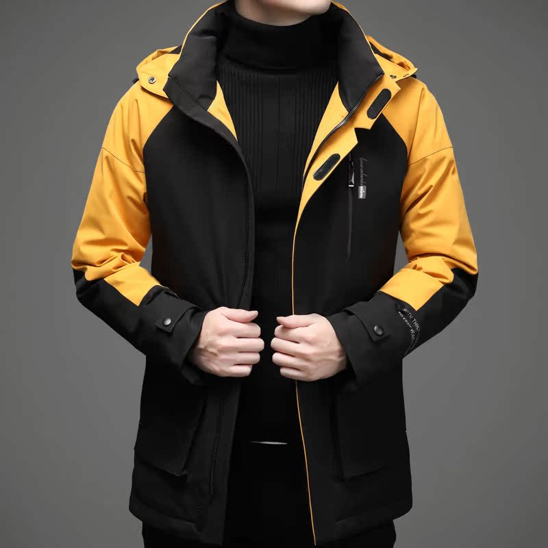 三利官方唯品会官网男装正品牌王族保罗旗舰店冬忘不了保暖羽绒服