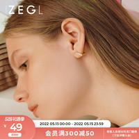ZEGL高级感耳钉简约冷淡风女小巧精致耳扣耳环2022年新款潮耳饰品
