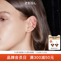 ZEGL简约方形耳夹女无耳洞高级感耳环耳骨夹冷淡风耳饰品小众设计