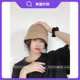 韩国针织帽男女可折叠编织款帽子复古贴头日系秋冬新款水桶渔夫帽