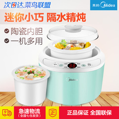 Midea/美的 MD-WBZS101XL-G电炖锅隔水炖电炖盅白瓷酸奶燕窝炖盅