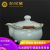台灣柏采窯手抓壺CB-01 汝窯老釉粉青茶壺停産泡茶壺陶瓷功夫茶具 台灣柏采窯手抓壺CB-01 汝窯老釉粉青茶壺停産泡茶壺陶瓷功夫茶具