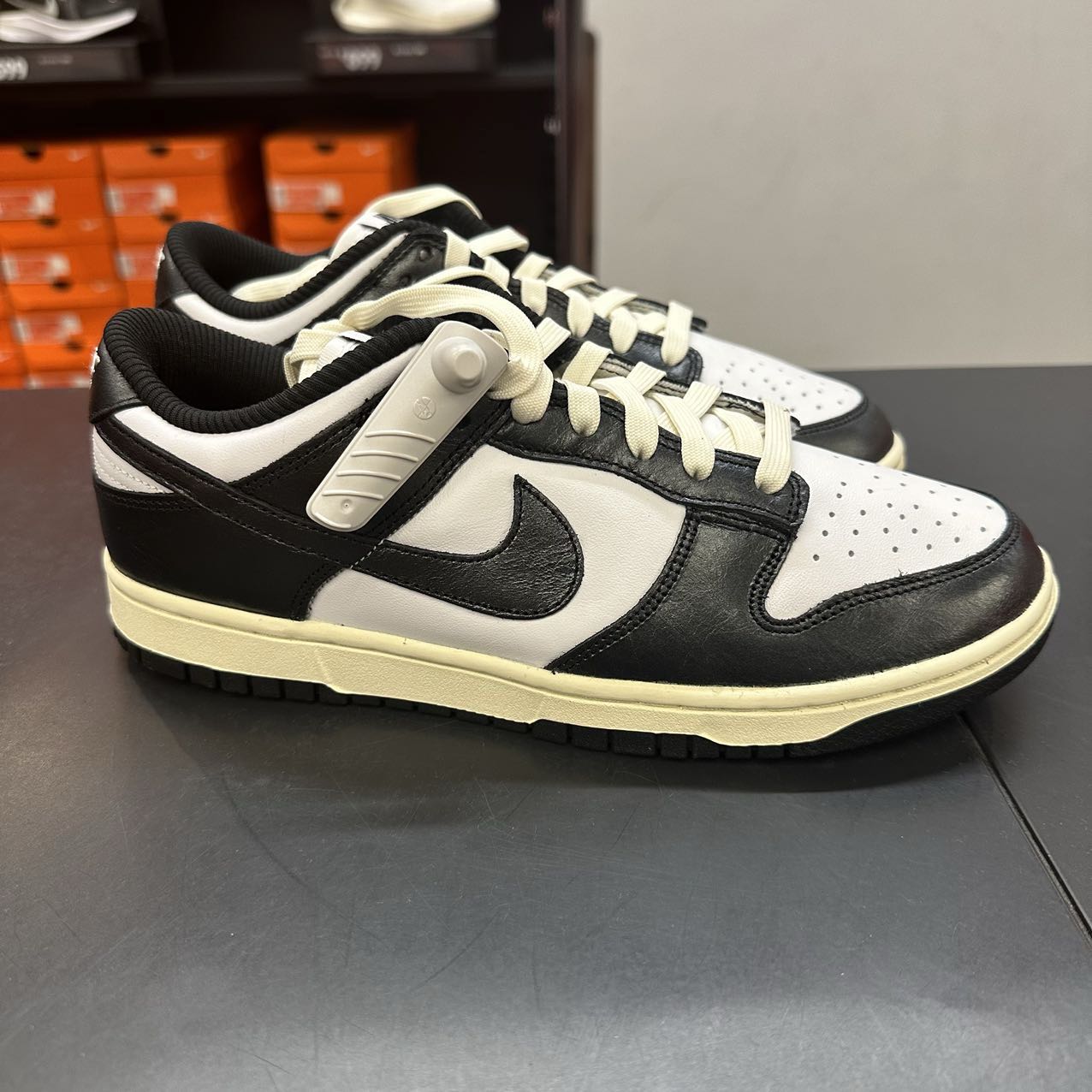 Nike Dunk Low 做旧黑白熊猫 复古低帮男女休闲滑板鞋 FQ8899-100