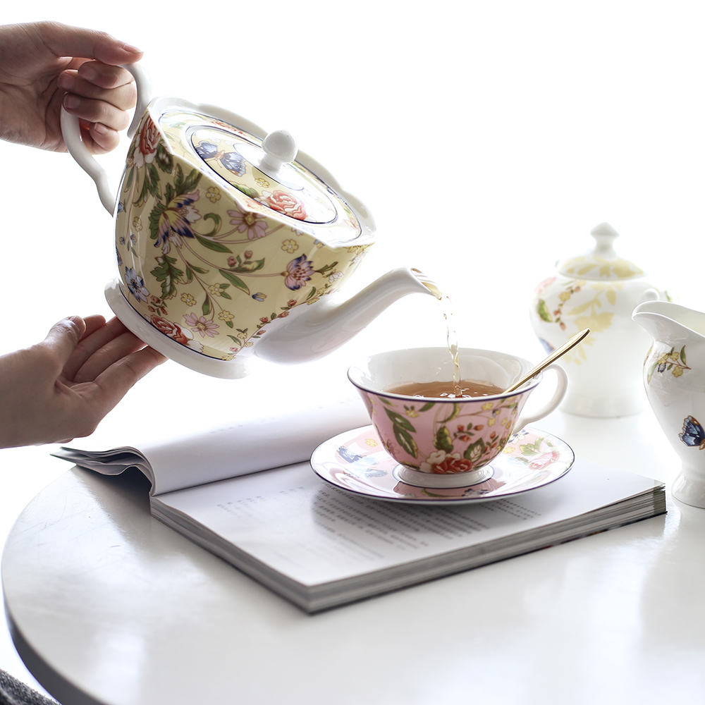 出口英国英式下午茶茶具套装骨瓷高档咖啡杯碟茶壶红茶杯子陶瓷|ruв категории посуда, кофе, кофейник - от Buy2taobao.com для оказания профессиональной услуги покупки агента Taobao
