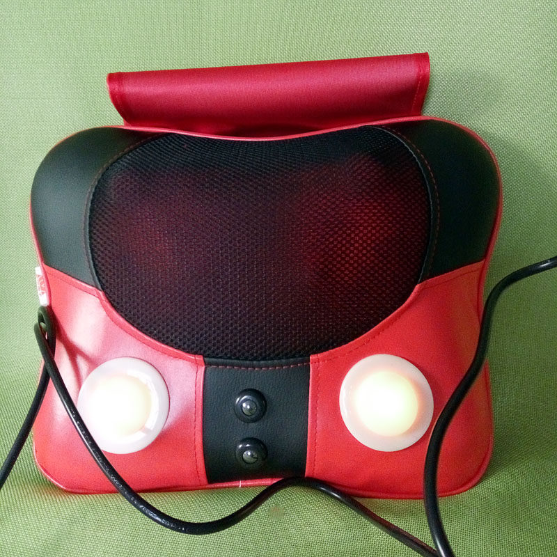 正品颈椎按摩器颈部腰部背部按摩枕家用腰椎仪多功能全身靠垫优惠券