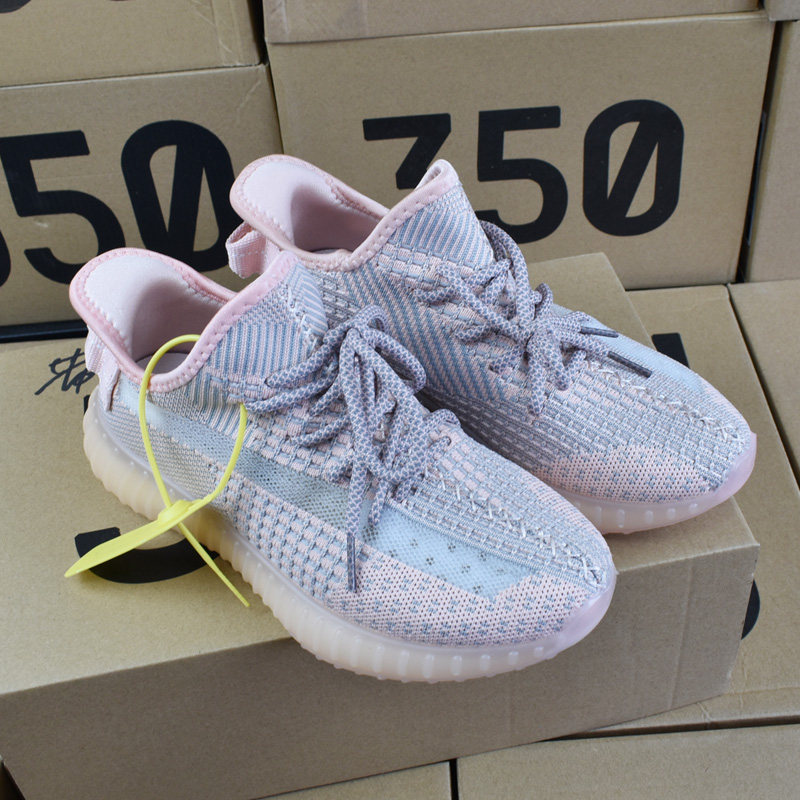 粉色椰子鞋女350满天星正品官网2021新款夏季百搭跑步休闲运动鞋