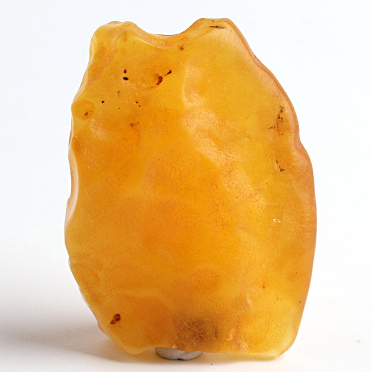 21.85g琥珀蜜蜡褐黄色原石毛料(强荧光)