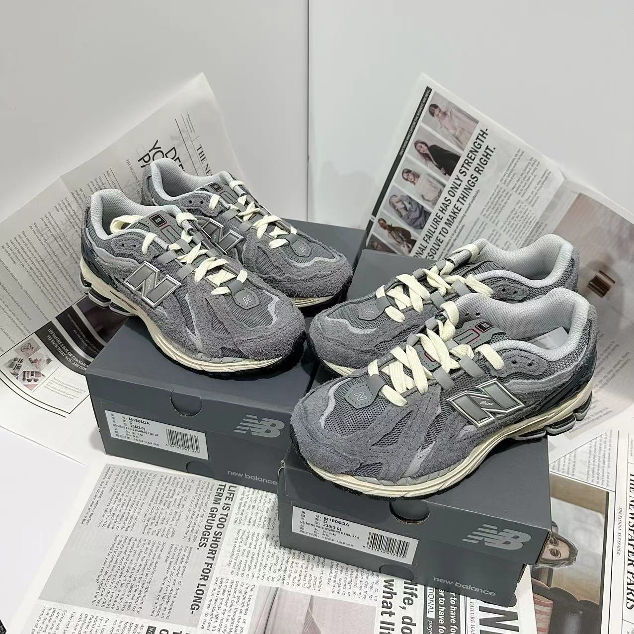 龙海体育New Balance NB1906男鞋女鞋解构黑白复古老爹鞋 M1906DA