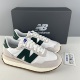 New Balance NB237系列灰绿男女复古休闲透气低帮跑步鞋MS237RF