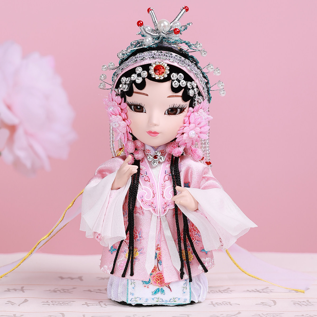 昆曲娃娃新款牡丹亭杜丽娘绢人戏曲人偶唐人坊摆件中国风生日礼物