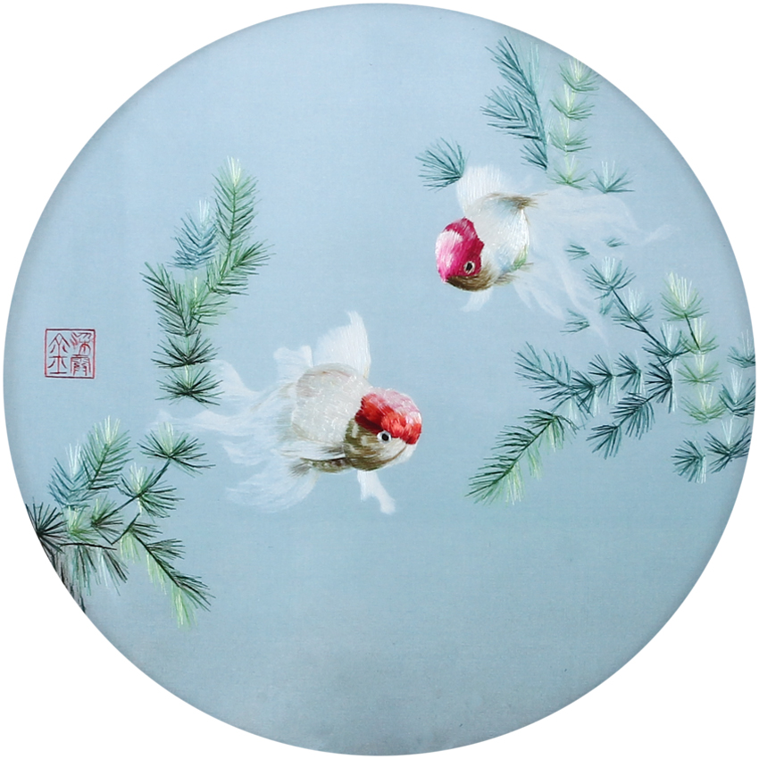 湘绣双面绣 《金玉满堂》 国家非遗 手工刺绣