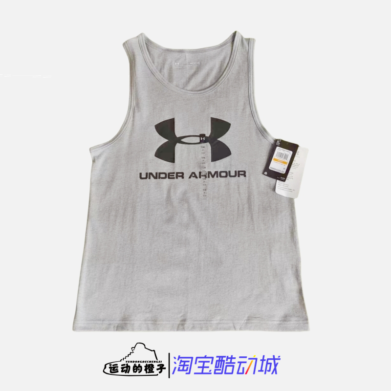 UNDER ARMOUR/安德玛 UA 大LOGO男子健身跑步运动背心1329589-036