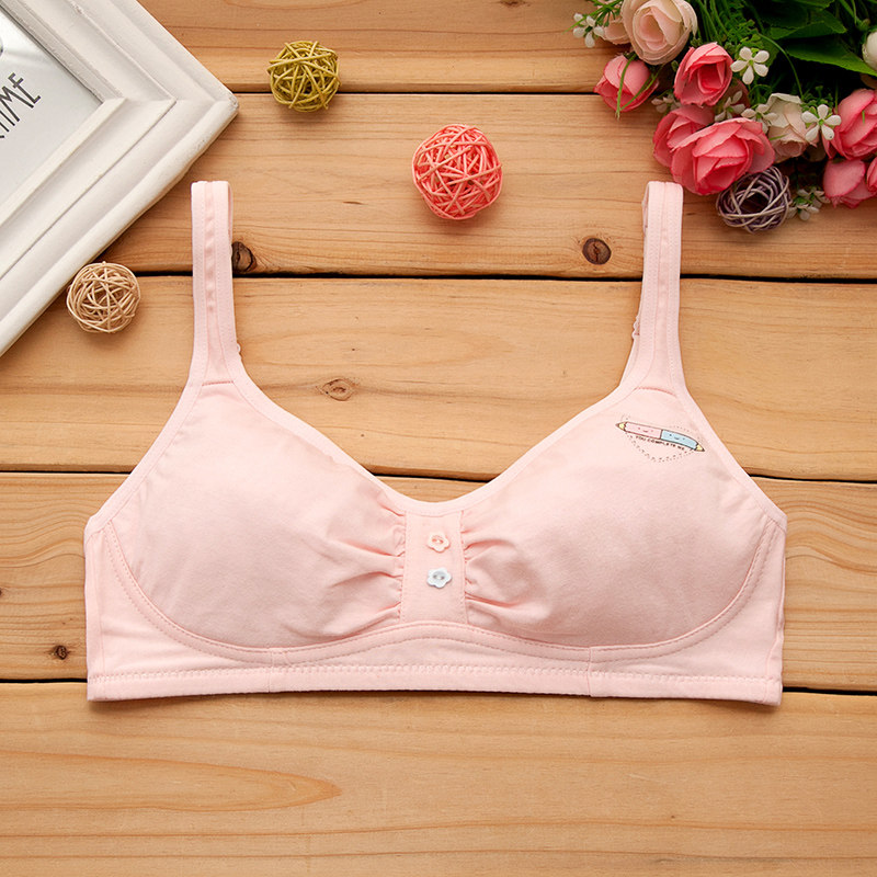 少女15岁 初中生_少女文胸发育期初中生15 16岁学生内衣薄款无钢圈无