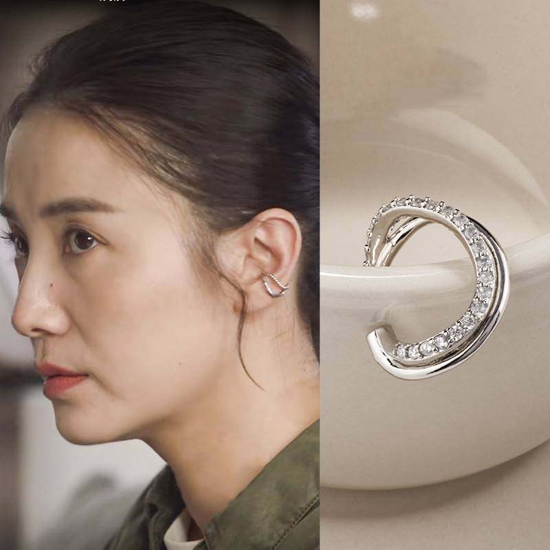 韩国小舍得宋佳同款耳夹无耳洞女高级感轻奢设计感个性小巧耳环女