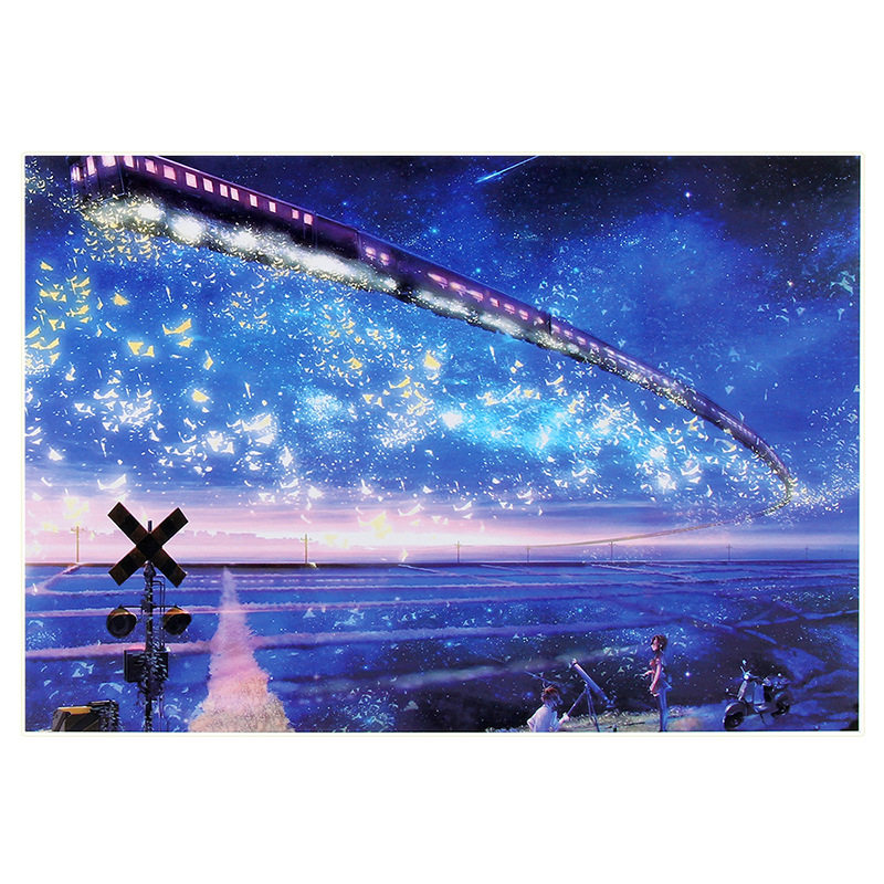 高级动漫星空拼图1000片高难度胶水儿童成年成人潮玩平图国潮裱框