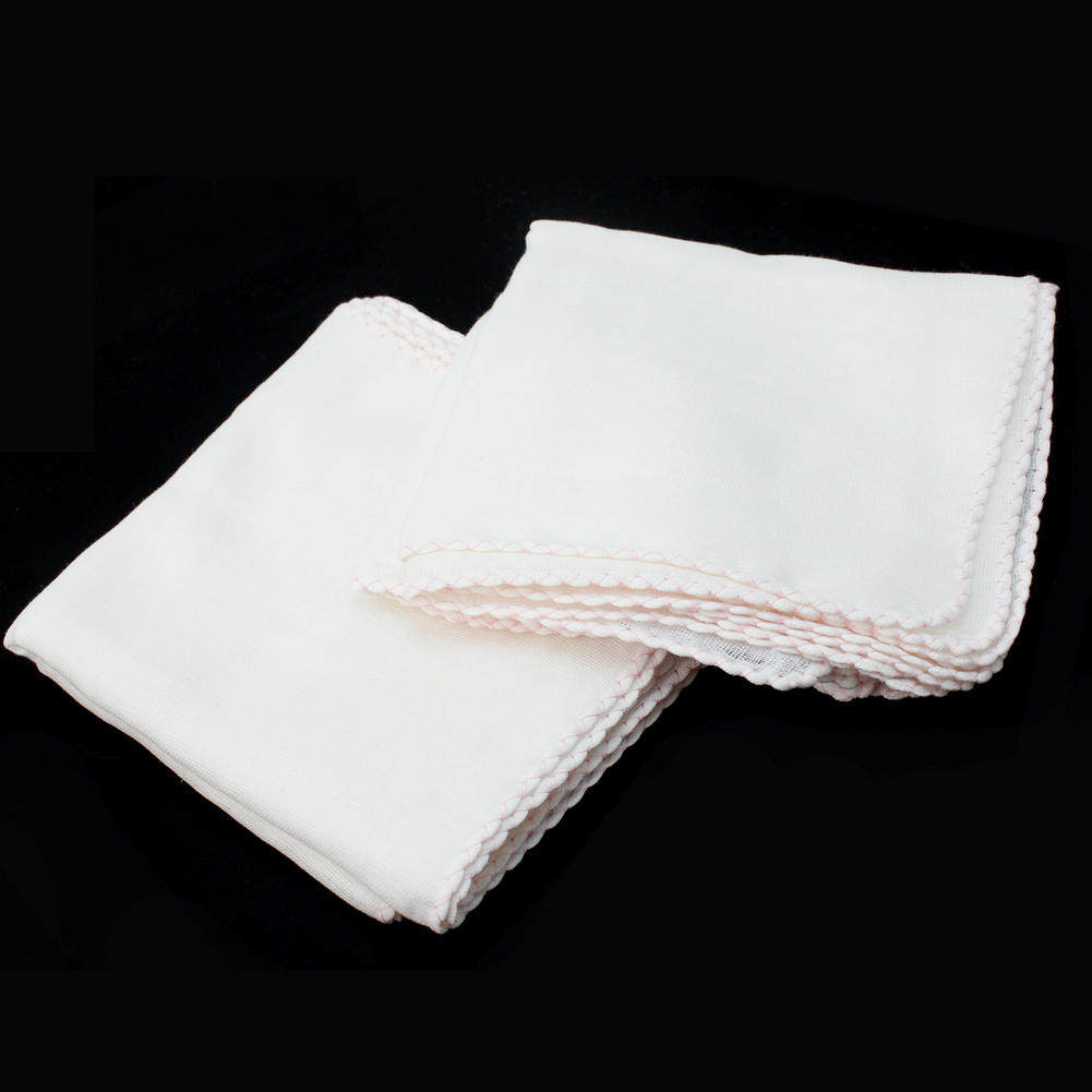 10pcs/lot square  cotton facial cleansing muslin cloth makeu