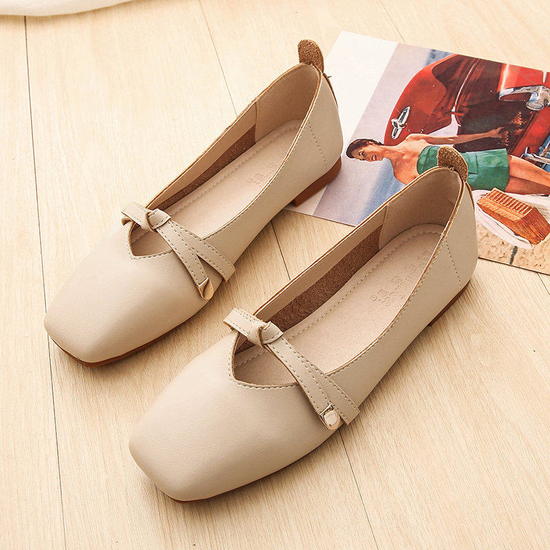 32码单鞋女夏百搭平底34码女鞋小码33软底玛丽珍奶奶鞋大码41一43