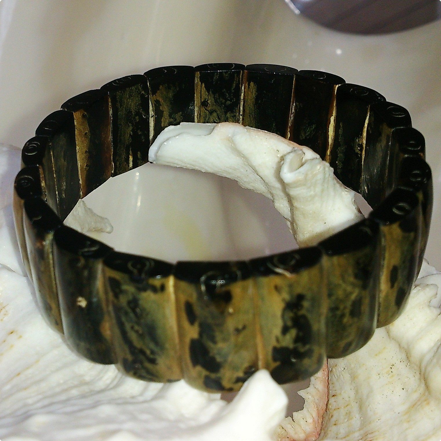 天然海柳手镯海底奇木变色柳手牌血柳手排黑珊瑚手串手链痔疮克星