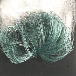 粗丝加粗梭子单层渔网流网鱼网抄网粘丝流水海里河道隔离小号线网