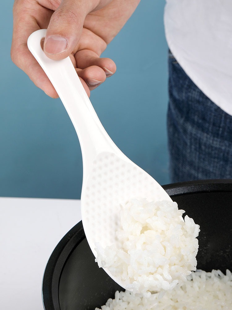 耐高温饭勺不粘米的电饭锅打米饭铲子家用食品级塑料长柄盛饭勺hl