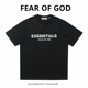 FEAR OF GOD FOG复线ESSENTIALS高街美式宽松情侣潮牌短袖T恤男夏