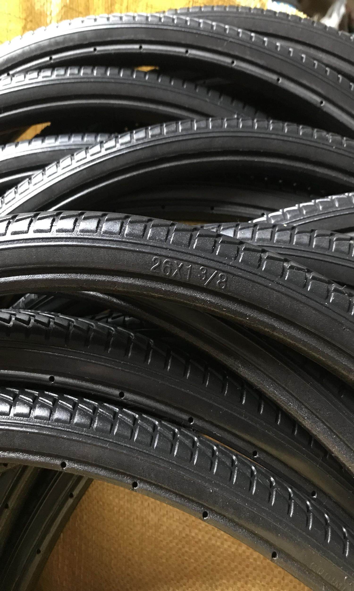 死飞自行车车内胎_26x13/8自行车轮胎26寸单车免充气实心胎自行车免